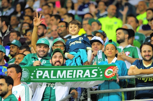 Palmeiras lidera média de pagantes em 2018