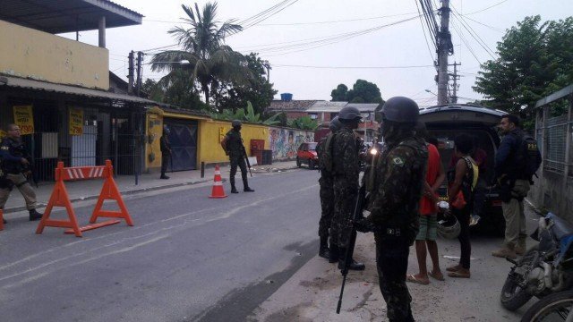 Forças de Segurança fazem operação em São Gonçalo