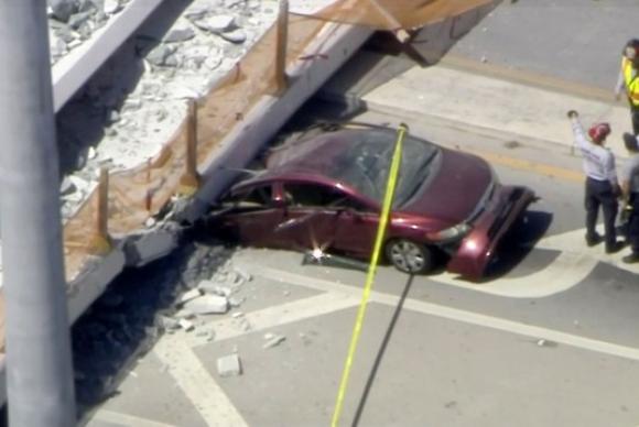 Autoridades confirmam a morte de seis pessoas em queda de passarela em Miami