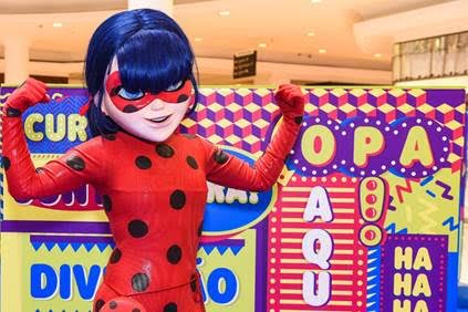 Shopping Grande Rio promove encontro com a personagem LadyBug
