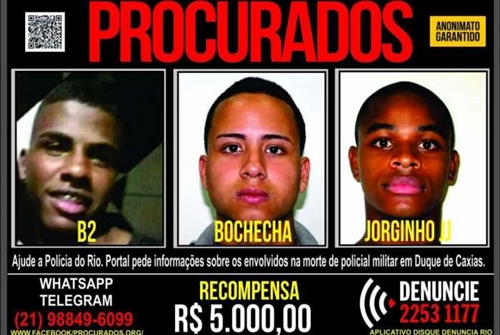 Disque Denúncia: R$5 mil por pistas de assassino do PM Douglas Fontes