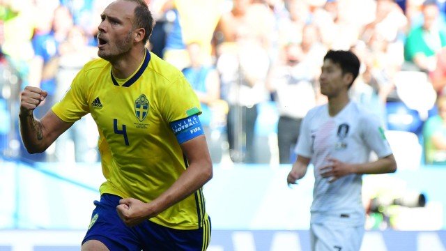 Suécia derrota a Coreia do Sul por 1 a 0 na Copa de 2018