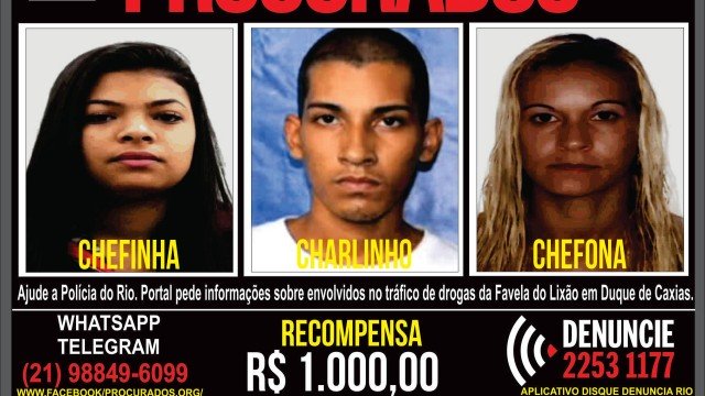 Disque Denúncia pede informações sobre mãe, filho e nora envolvidos no tráfico de drogas da Comunidade do Lixão