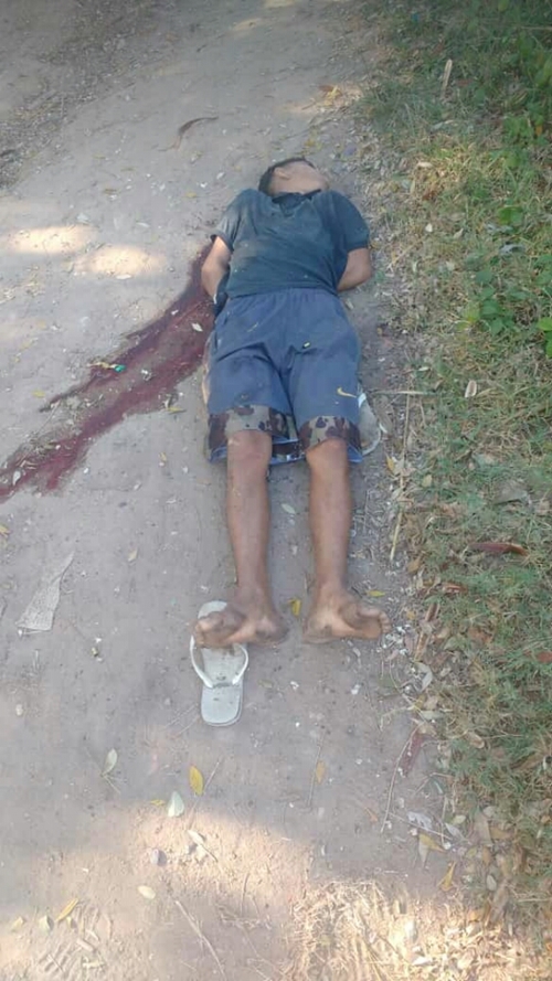 Morto a tiros no bairro  Jardim Paraíso – KM 32