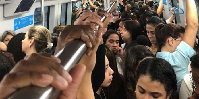 Manhã de caos: metrô operou com atrasos em todas as linhas