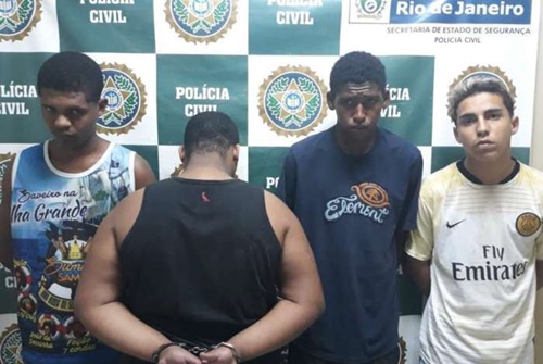 Ladrões presos pela Civil no município de Seropédica