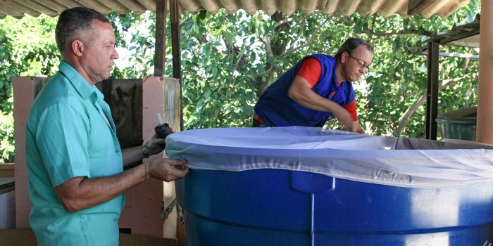 Jacutinga e Banco de Areia receberam mutirão de prevenção contra dengue, zika, febre amarela e Chikungunya
