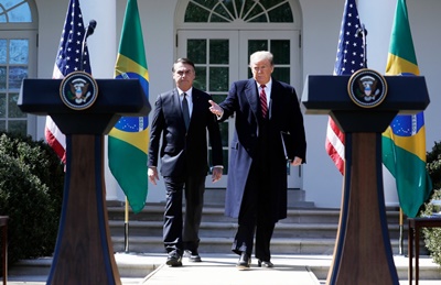 Trump diz querer Bolsonaro como aliado na Otan
