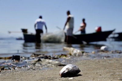 ONG diz que Baía de Guanabara recebe  1 bilhão litros de chorume por ano