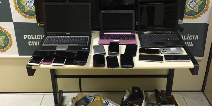 Polícia prende receptador de celulares roubados