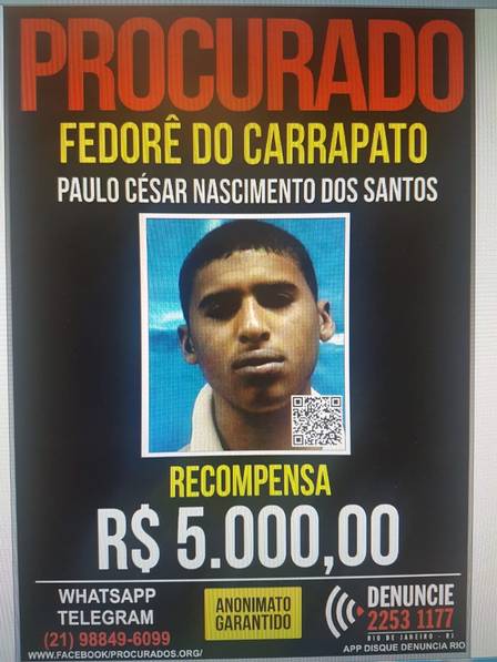 Matador do tráfico é suspeito de nove mortes na Baixada Fluminense