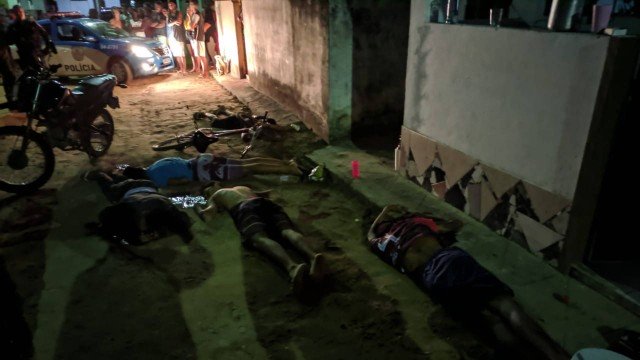 Chacina deixa cinco mortos e um ferido em São Pedro da Aldeia