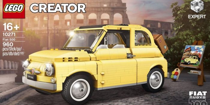 Fiat celebra a cultura italiana com o 500 Lego Creator de 960 peças
