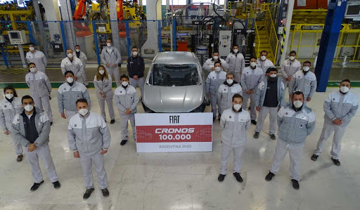 Fiat Cronos alcança a marca de 100 mil unidades produzidas na Argentina