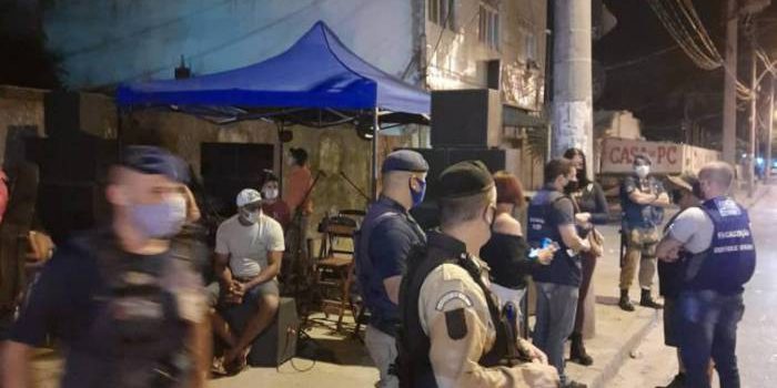 Prefeitura reprime aglomeração em festas de Sepetiba