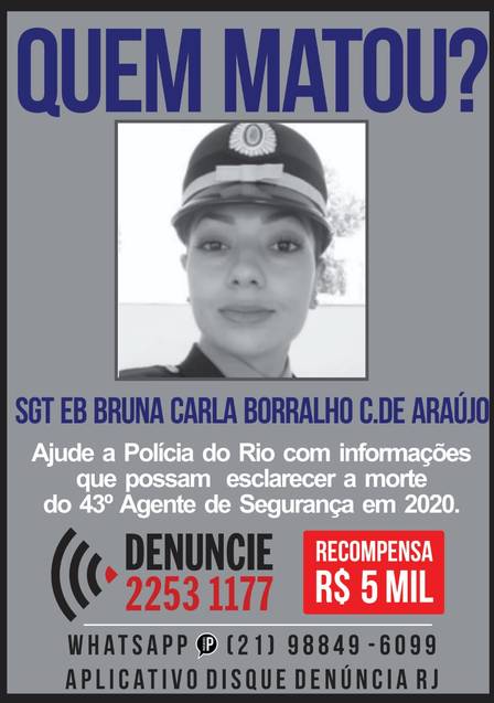 ‘Que a Justiça seja feita e não caia no esquecimento’, diz irmã de sargento morta em Caxias