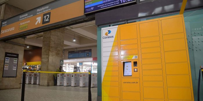 Correios lançam no Rio modalidade de entrega com armários inteligentes