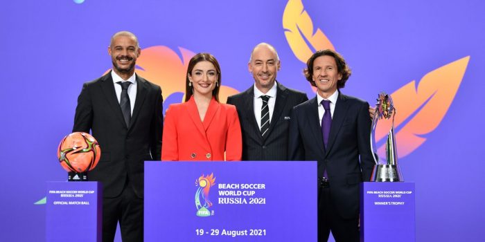 Sorteio define grupos da Copa do Mundo de Beach Soccer de 2021