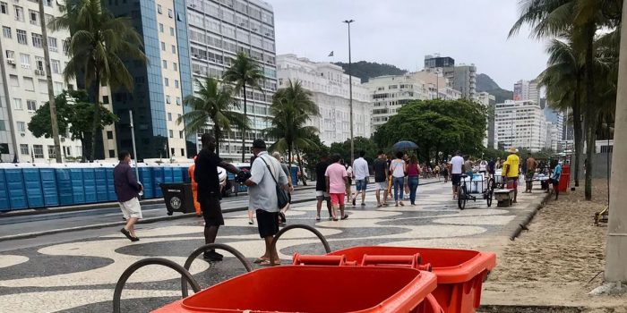 Réveillon do Rio teve menos lixo que média histórica