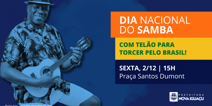 Nova Iguaçu fará transmissão de Brasil x Camarões na Praça Santos Dumont