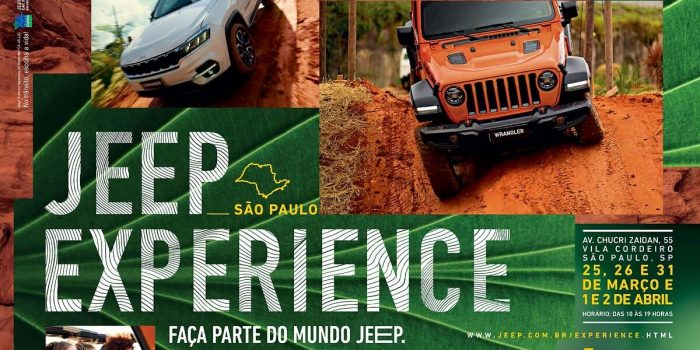 Jeep Experience 2023 irá passar por grandes cidades brasileiras
