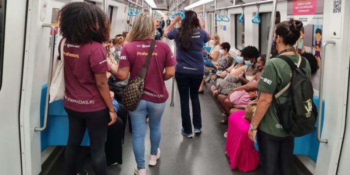 Estado e MetrôRio promovem campanha de enfrentamento à violência contra a mulher