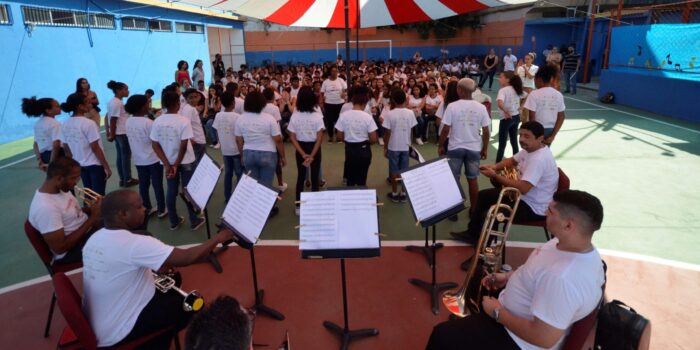Estudantes vão se apresentar junto à Orquestra Sinfônica Brasileira