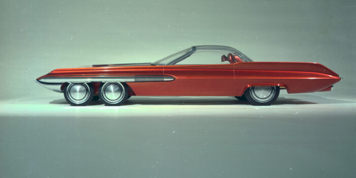 O conceito futurista da Ford dos anos 60 com motores intercambiáveis e navegador GPS