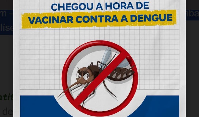 Vacinação contra dengue começa neste sábado em Duque de Caxias
