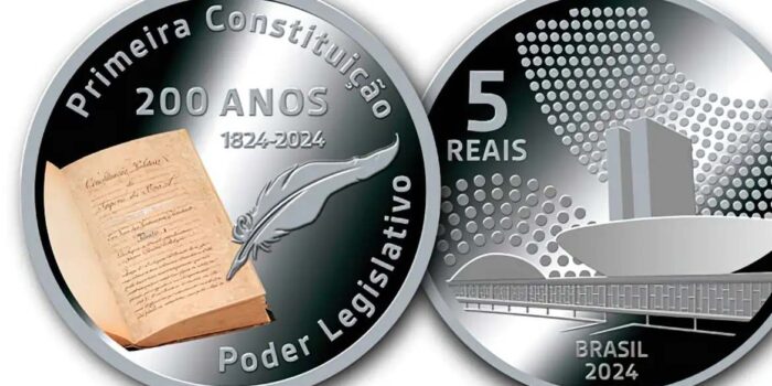 BC lança moeda comemorativa dos 200 anos da Constituição de 1824